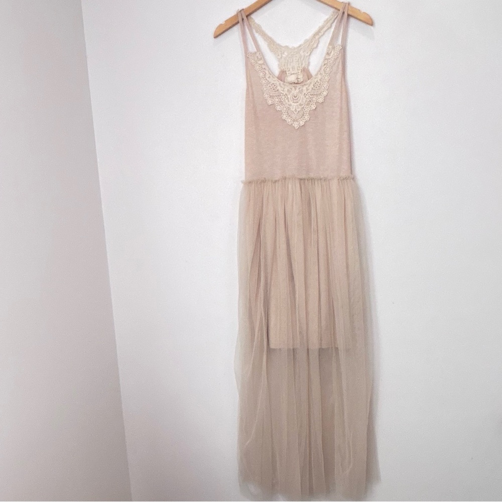 A’reve Neutral Romantic Boho Fairy Dress Jr Large Women XS-Small B102